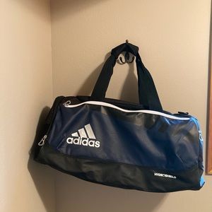 Adidas duffel bag.